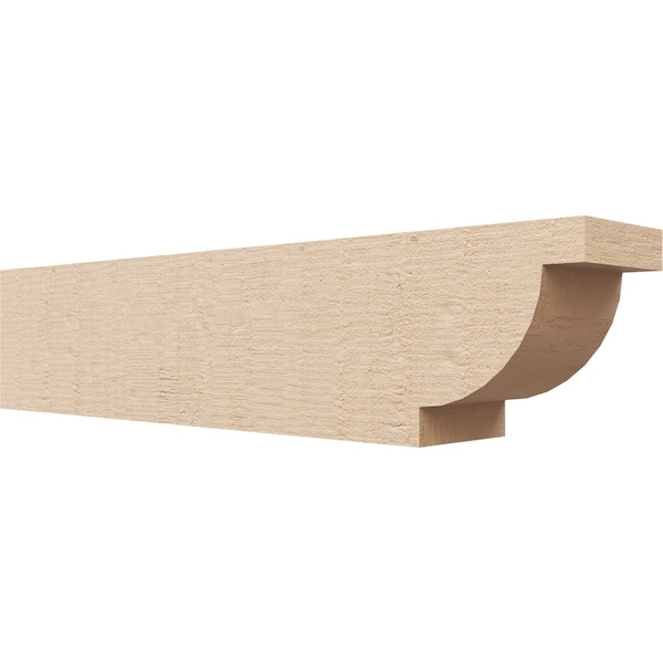 Ekena Millwork 6in. W x 8in. H x 36in. L Alpine Woodgrain TimberThane Rafter Tail, Primed Tan RFTUR06X08X36ALPRCPR - main